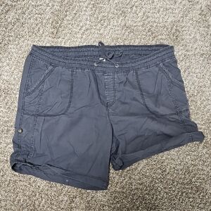 Women's Gray Casual Shorts